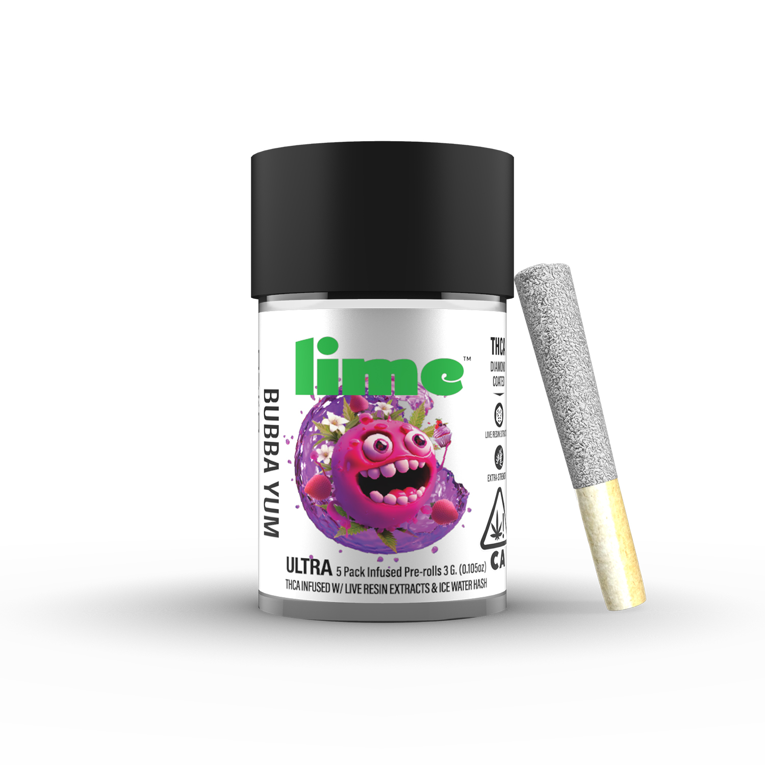Lime - Bubba Yum [.6g] 5pk - Indica