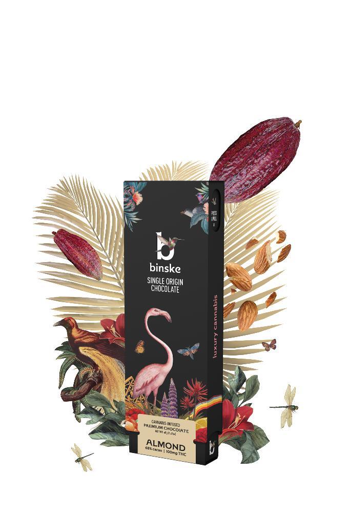 Dark Chocolate with Almonds (100mg)