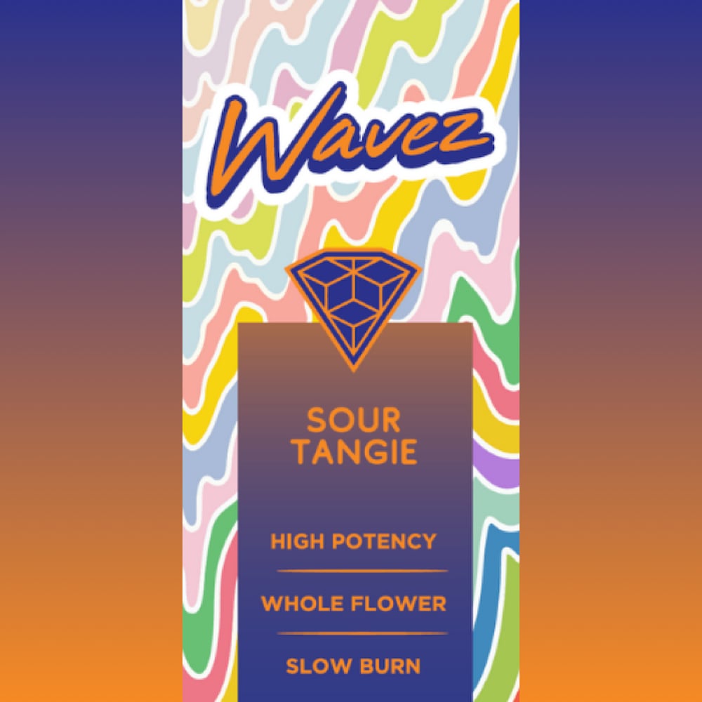 Wavez - Sour Tangie Infused Pre-Roll (1g)