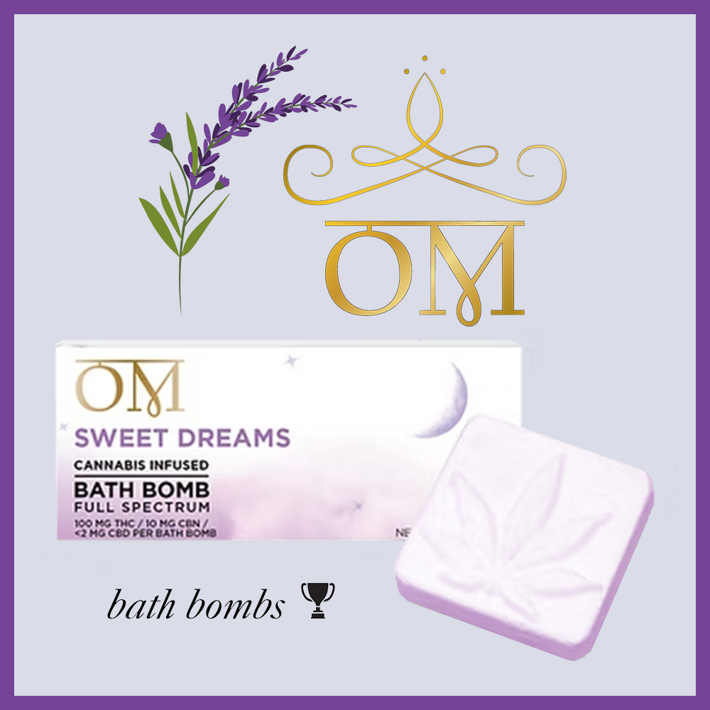 Bath Bomb - Lavender Dreams - Sleep - 50mg THC/10mg CBN
