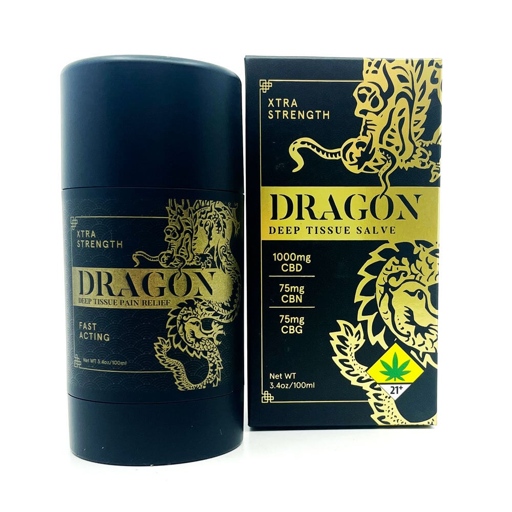 Dragon Balm CBD XTRA Strength (1000mg CBD/75mg CBN&CBG) [3.4oz]