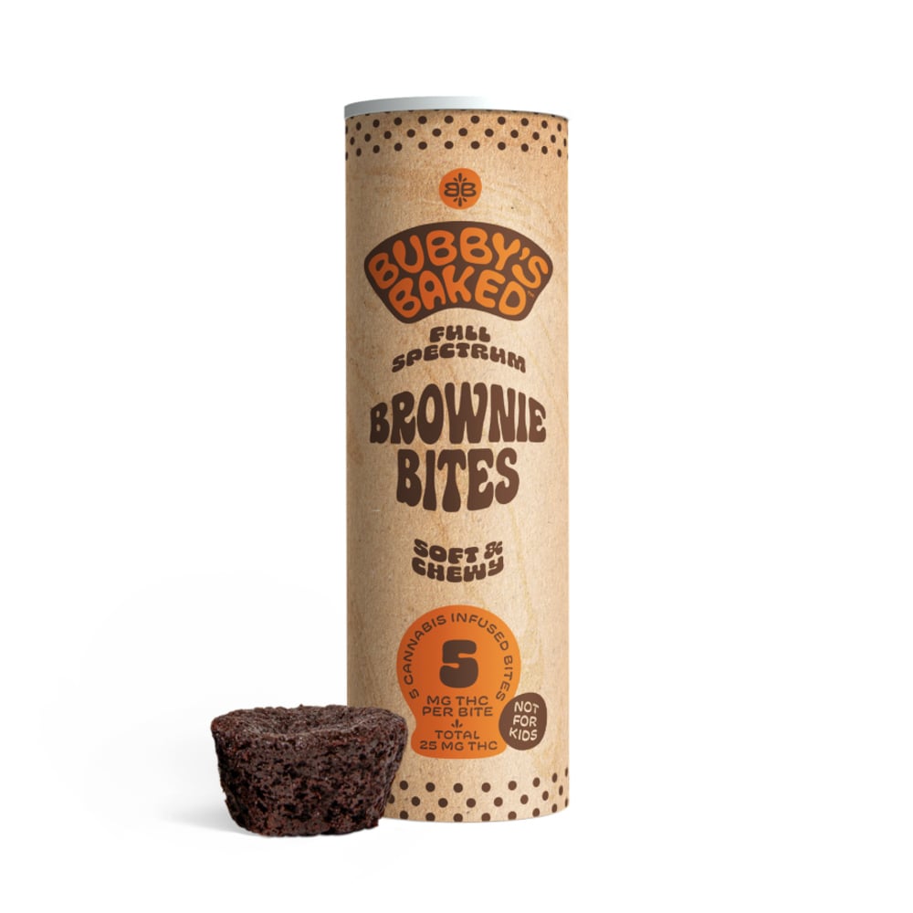Bubby's Baked - Brownie Bites (25mg 5pk) Bubby's Baked - Brownie Bites (25mg 5pk)