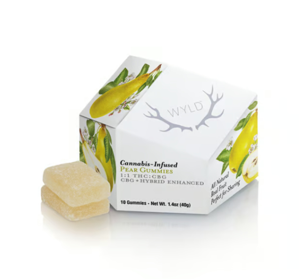 Pear 1:1 CBG + Hybrid Enhanced Gummies | 100mg