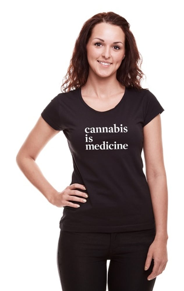 Women’s ‘Cannabis is Medicine’ T-Shirt - S