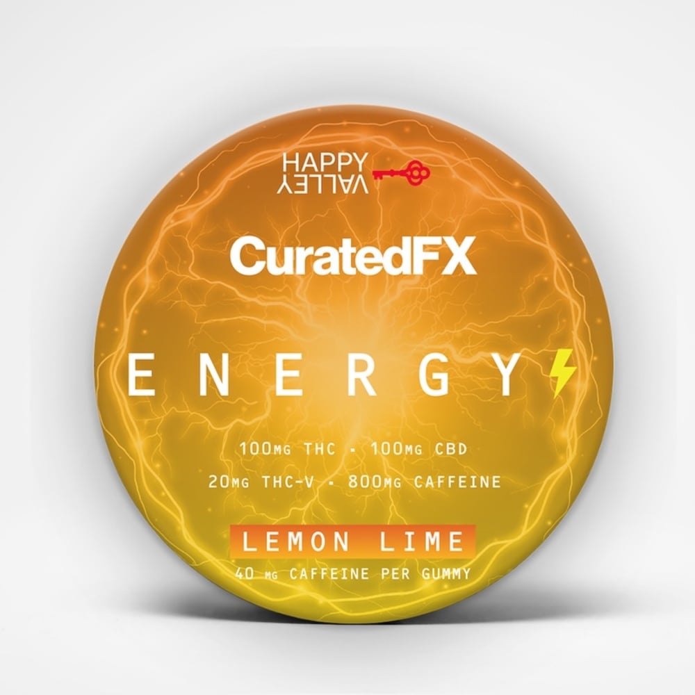 CuratedFX - Lemon Lime Energy Rapid Onset Gummies (100mg 20pk)