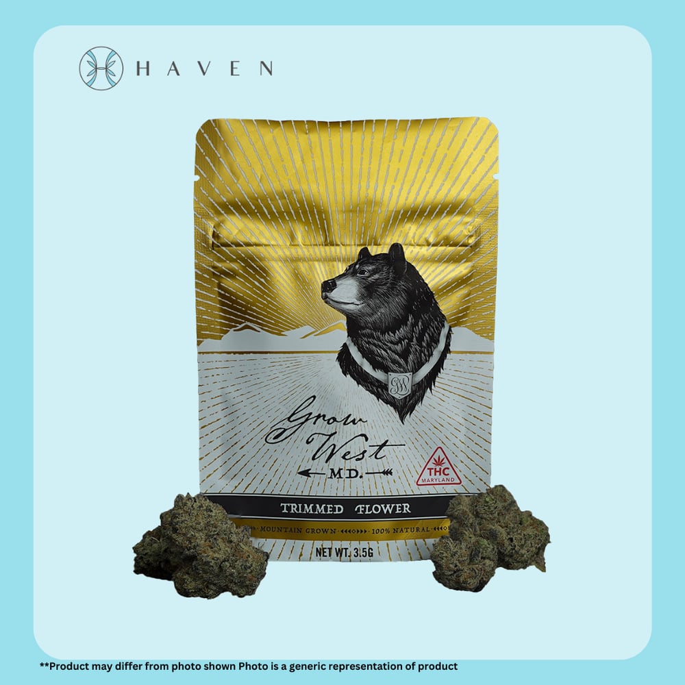 Gold Trimmed |  Cherry Chocolate Widow  (PrePacked) Grow West - 1/8oz in Brandywine