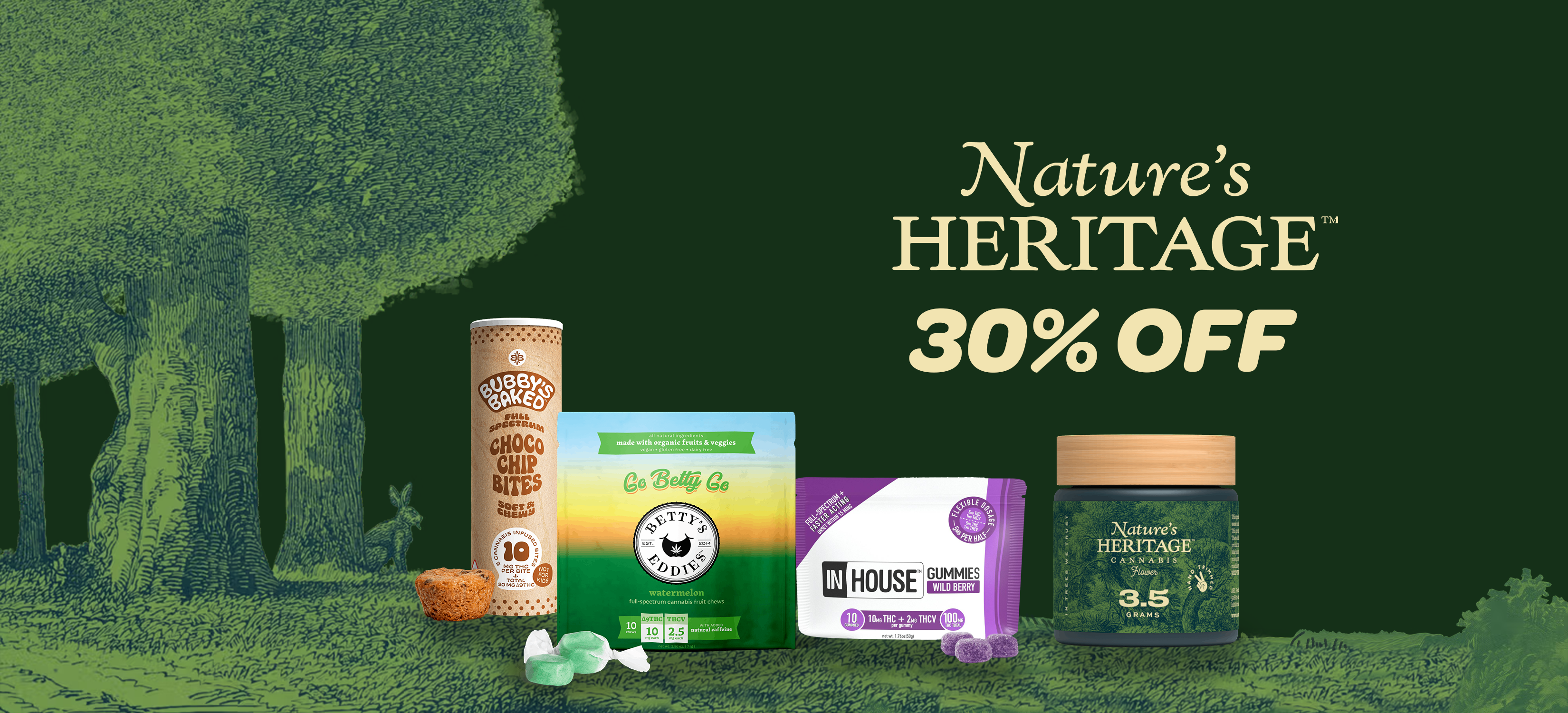 Natures Heritage Pop up! 30% off! special