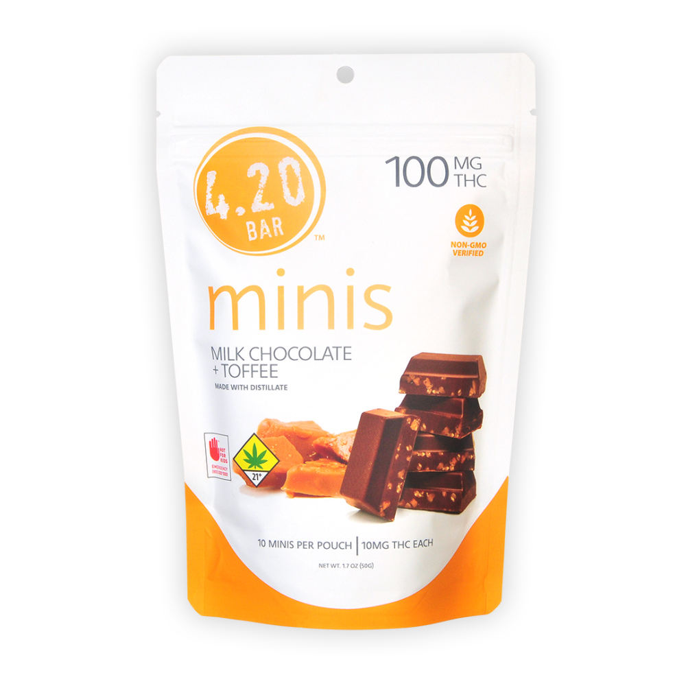 Milk Chocolate + Toffee [10pk] (100mg)