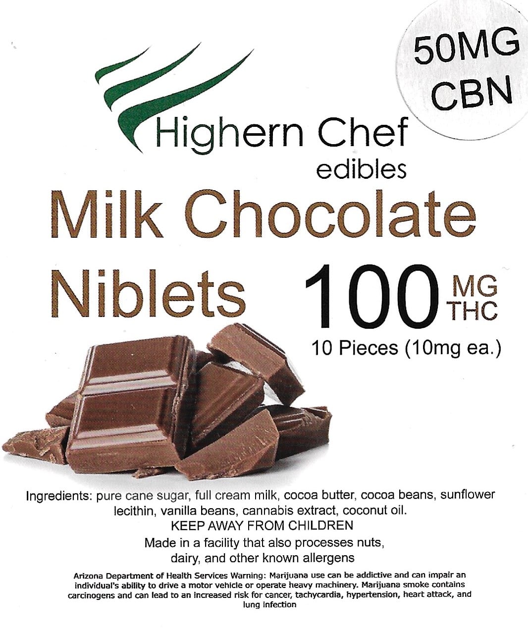 2:1 Milk Chocolate [10pk] (100mg THC/50mg CBN)