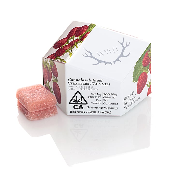 20:1 Strawberry (200mg CBD/10mg THC)