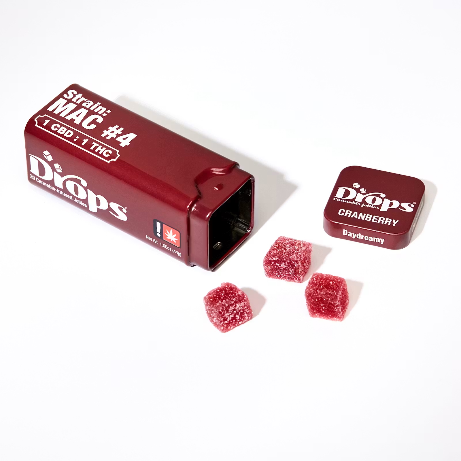 1:1 Cranberry 20-Piece [Daydreamy] (100mg THC/100mg CBD)