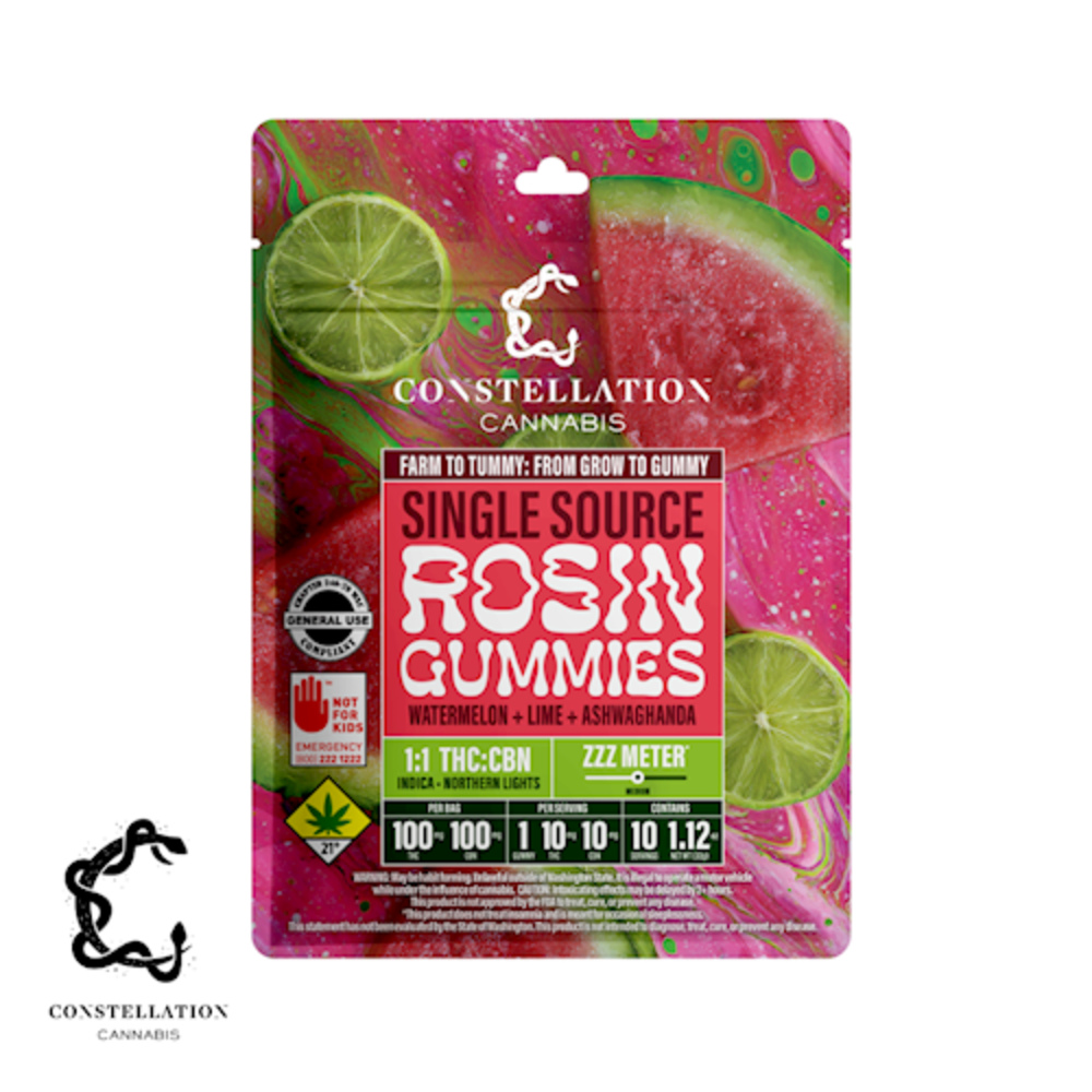 1:1 Watermelon Lime Ashwagandha [10pk] (100mg THC/100mg CBN)