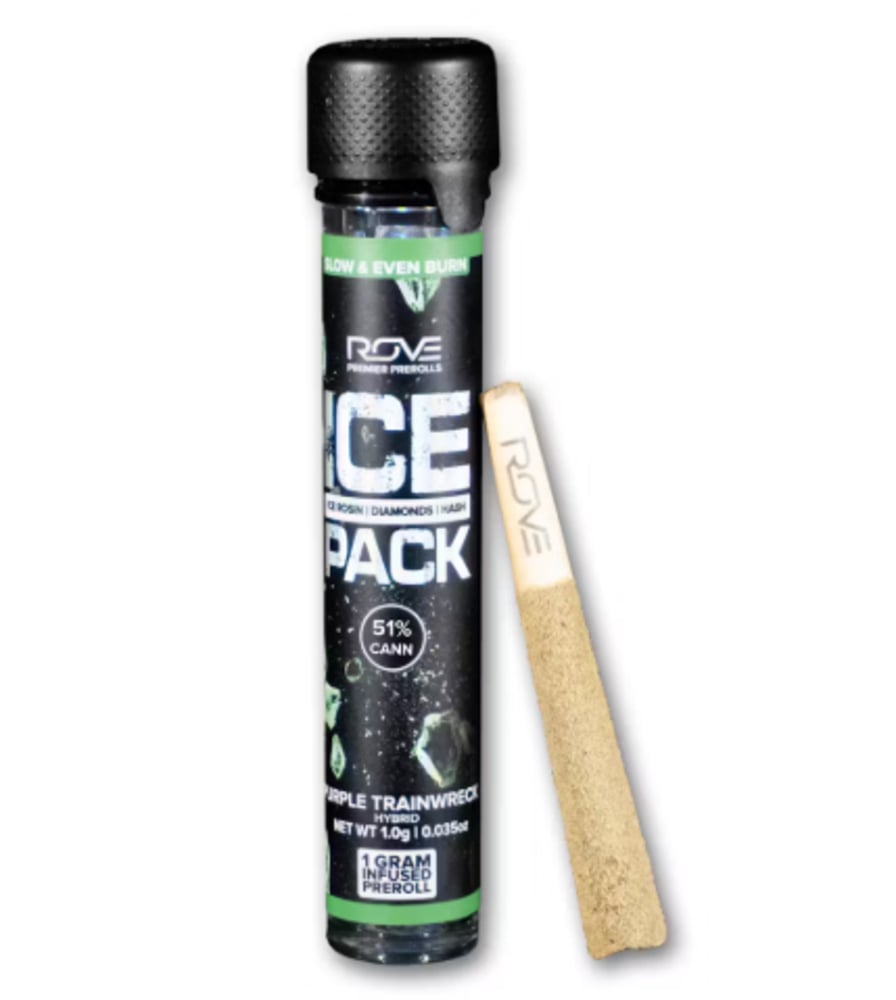 Purple Trainwreck- Infused Ice Packs (Rosin, Hash, and Diamonds) [1g]