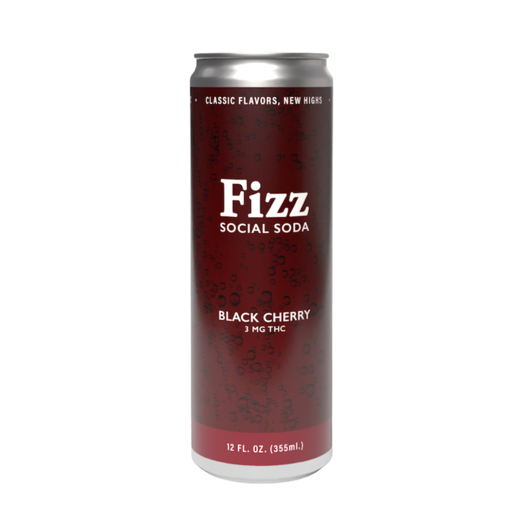 Fizz - Hemp Derived Black Cherry Social Soda 12oz (3mg)