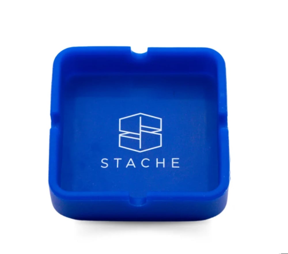 Silicone Ash Tray - Blue