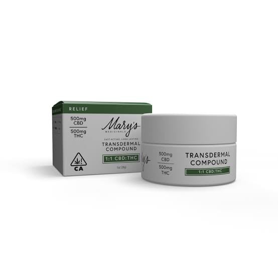 Relief 1:1 Transdermal Compound (500mg CBD/500mg THC)