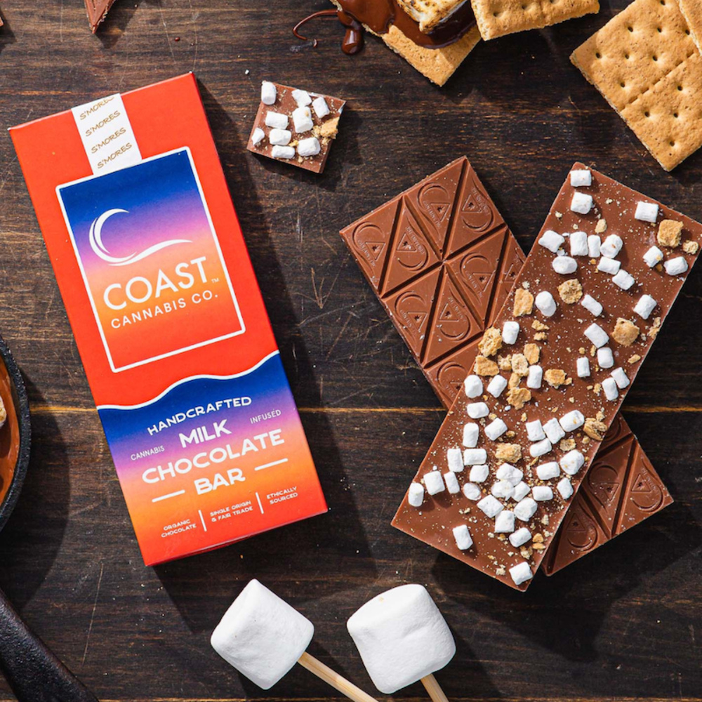 Coast - S'mores Milk Chocolate Bar (100mg) Coast - S'mores Milk Chocolate Bar (100mg)