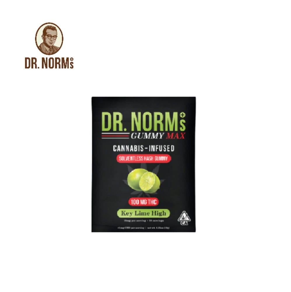 KEY LIME HIGH 100MG SINGLE HASH GUMMY