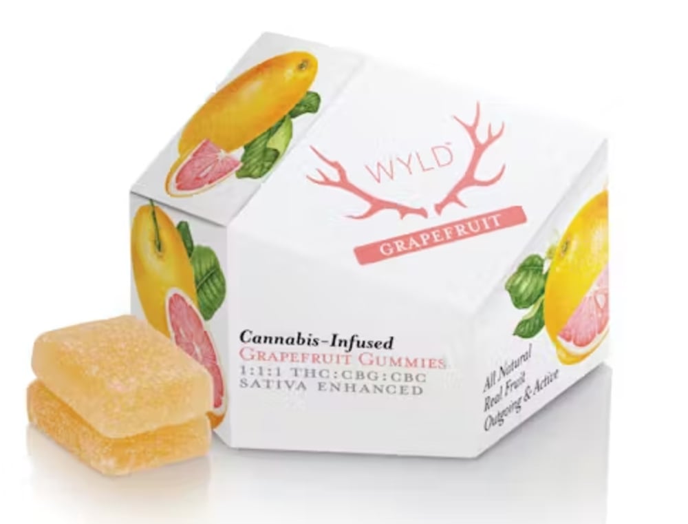 Grapefruit 1:1:1 CBG:CBC + Sativa Enhanced Gummies | 100mg THC:CBG:CBC