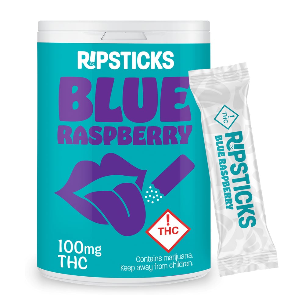 Blue Raspberry Ripsticks [10pk] (100mg)