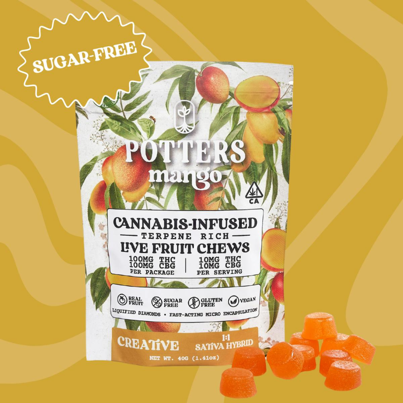 1:1 Mango [10pk] (100mg THC/100mg CBG)