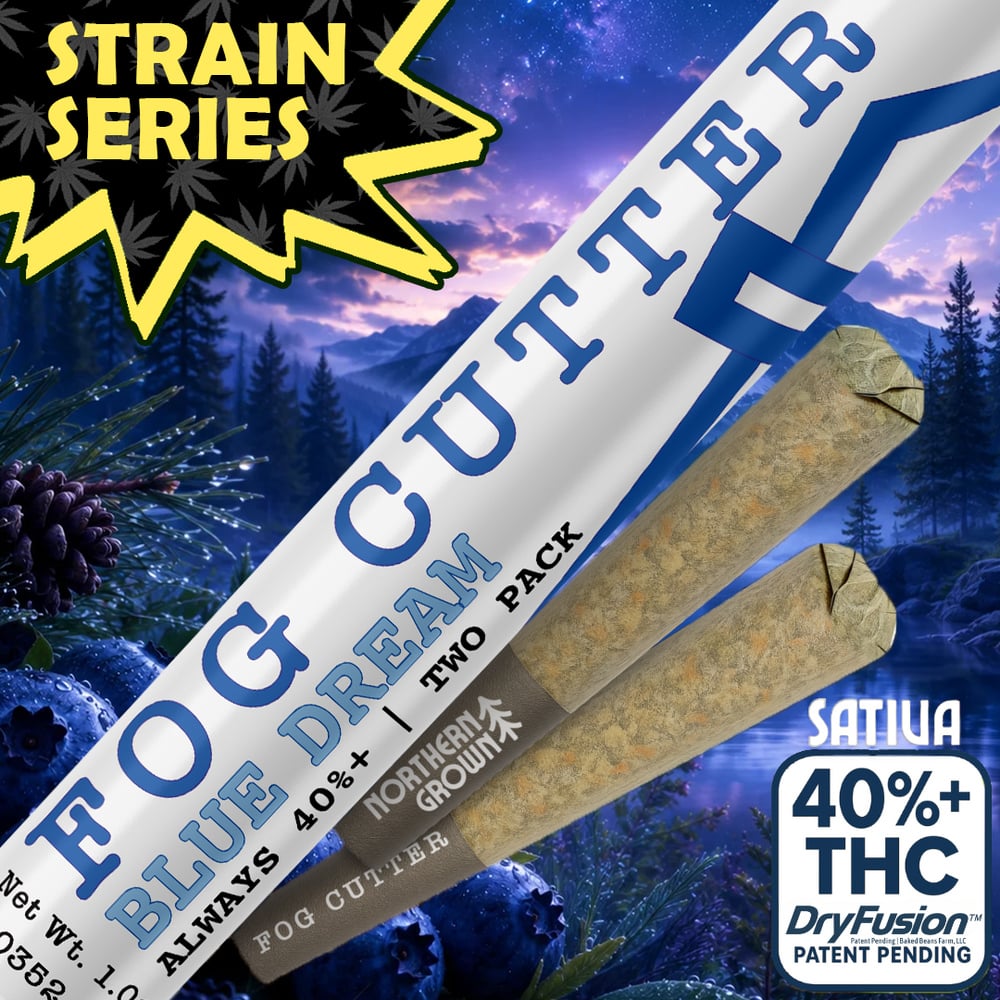 Fog Cutter - Blue Dream Infused Hydro Pre-Roll 0.5g 2pk (1g)