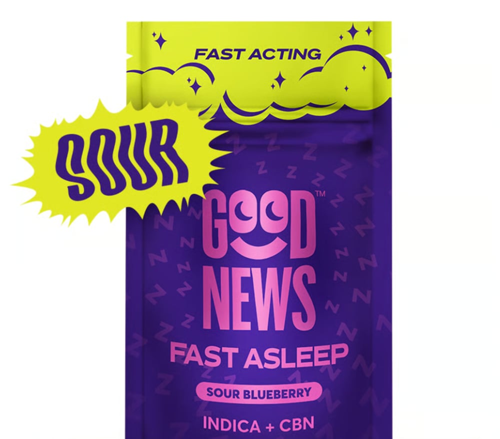 Sour Blueberry (Fast Asleep) - (20 Serv.) Edible (100mg)