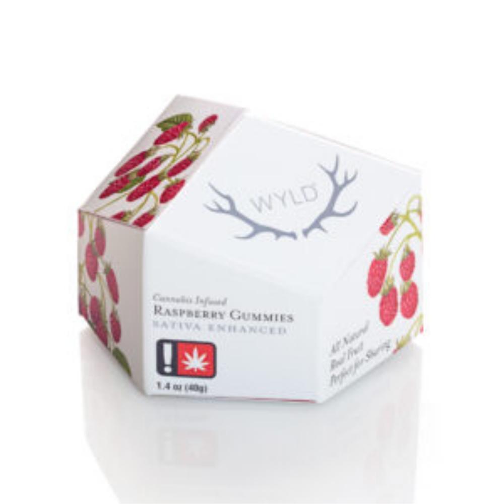 Raspberry Sativa Enhanced Gummies | 100mg