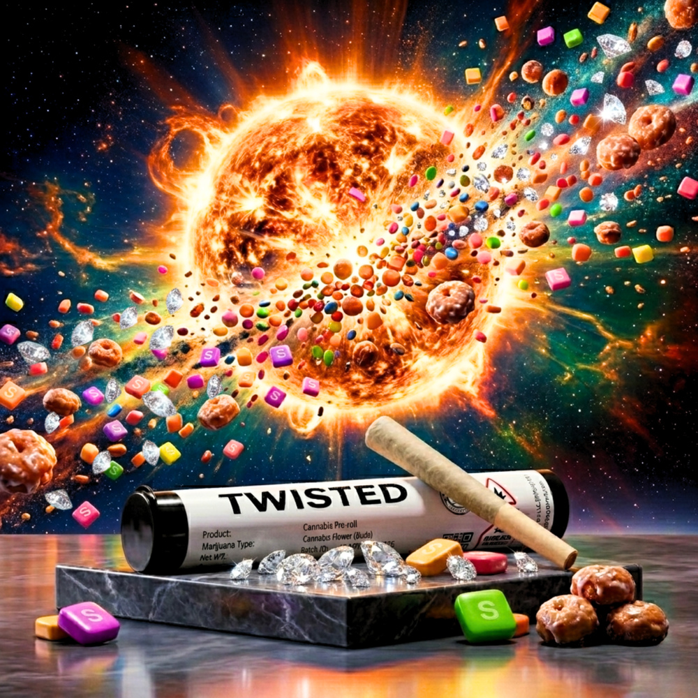 Twisted Buds - Sunburst Fritter Infused Pre-Roll (0.7g)