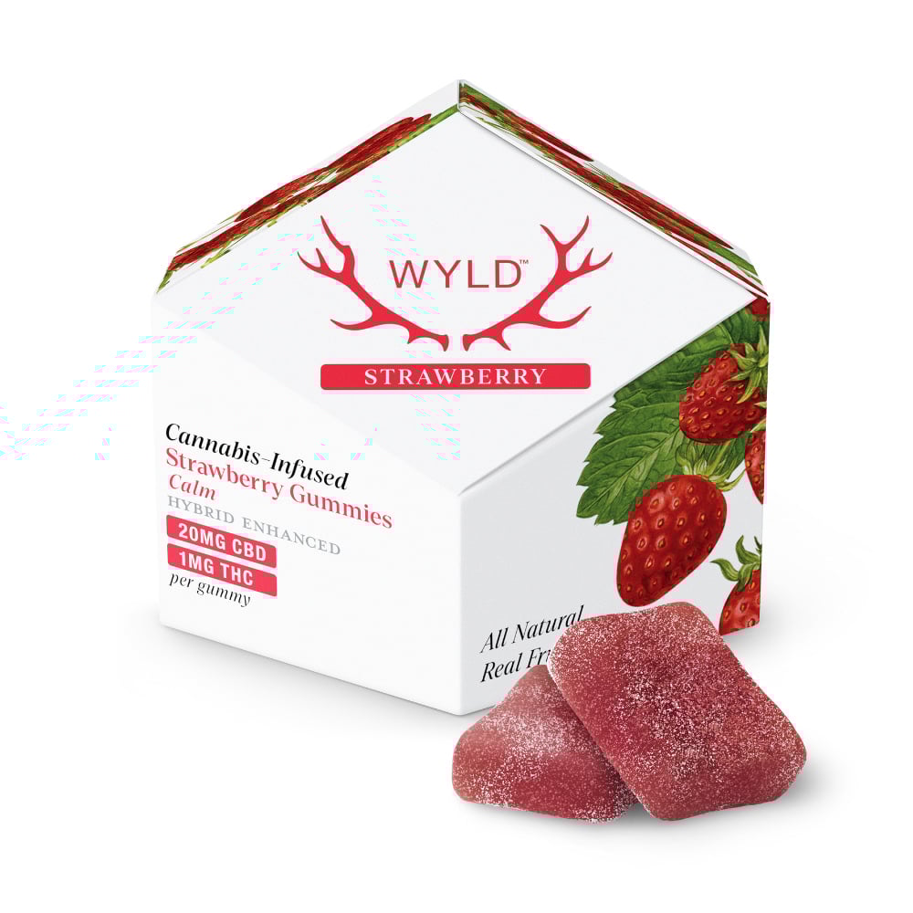 Strawberry 20:1 CBD + Hybrid Enhanced Gummies | 200mg CBD:10mg THC