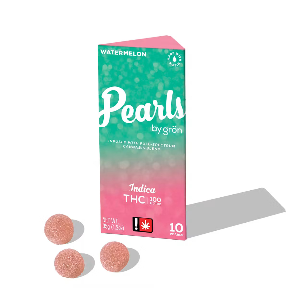 THC Watermelon Pearls - Indica (100mg)