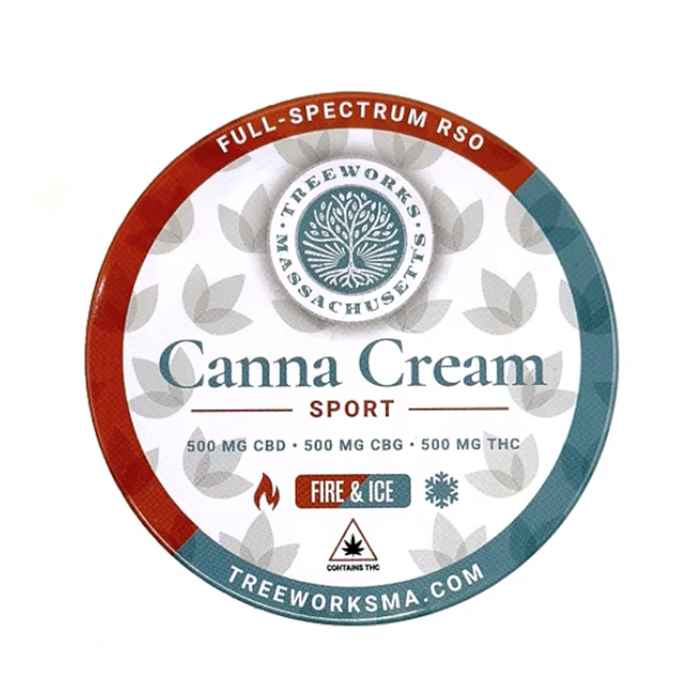Shop Canna Cream Sport - Fire & Ice (500mg CBD/500mg CBG/500mg THC