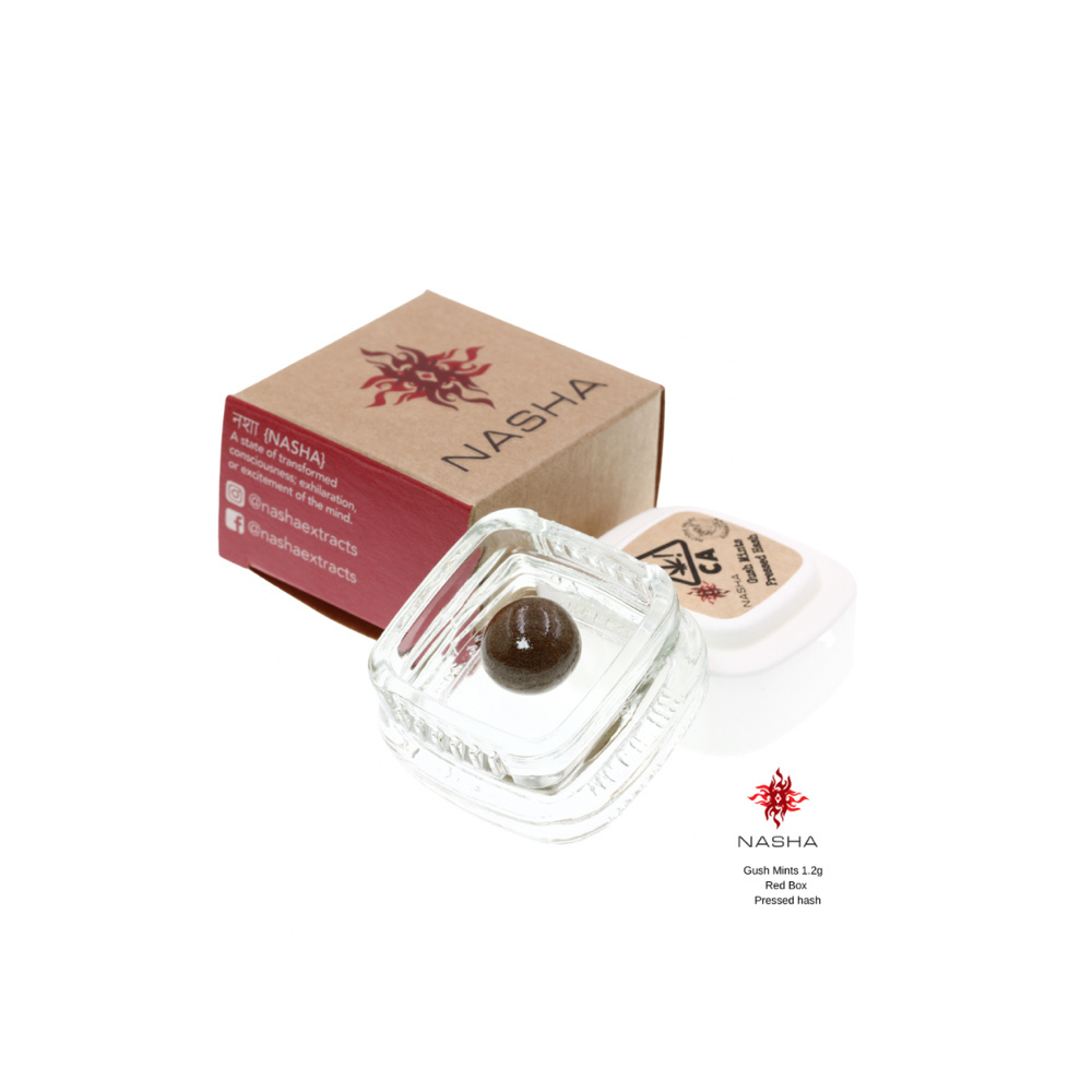 CBD Rich Gush Mints 1.2g Red Pressed Hash