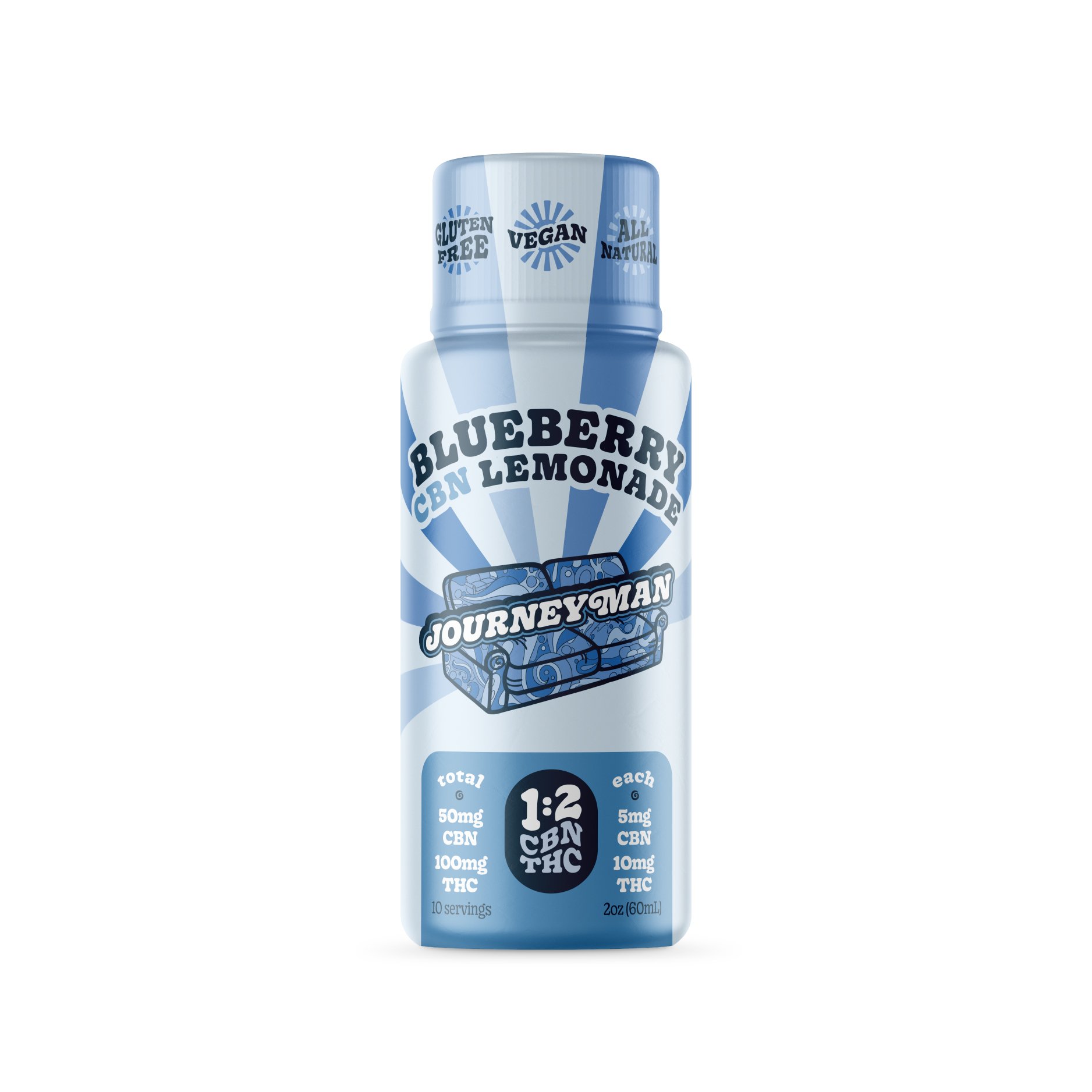 1:2 CBN Blueberry Lemonade [2oz] (50mg CBN/100mg THC)