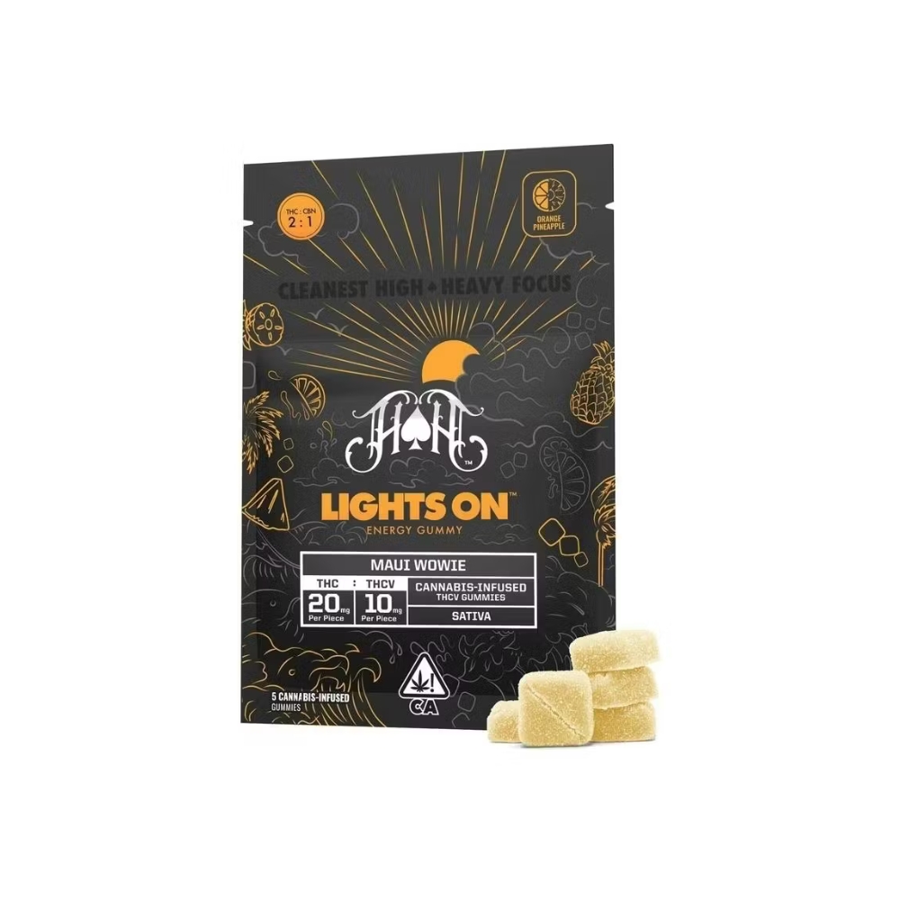 Maui Wowie Lights On Energy Gummies | 100mg THC - 50mg THCV