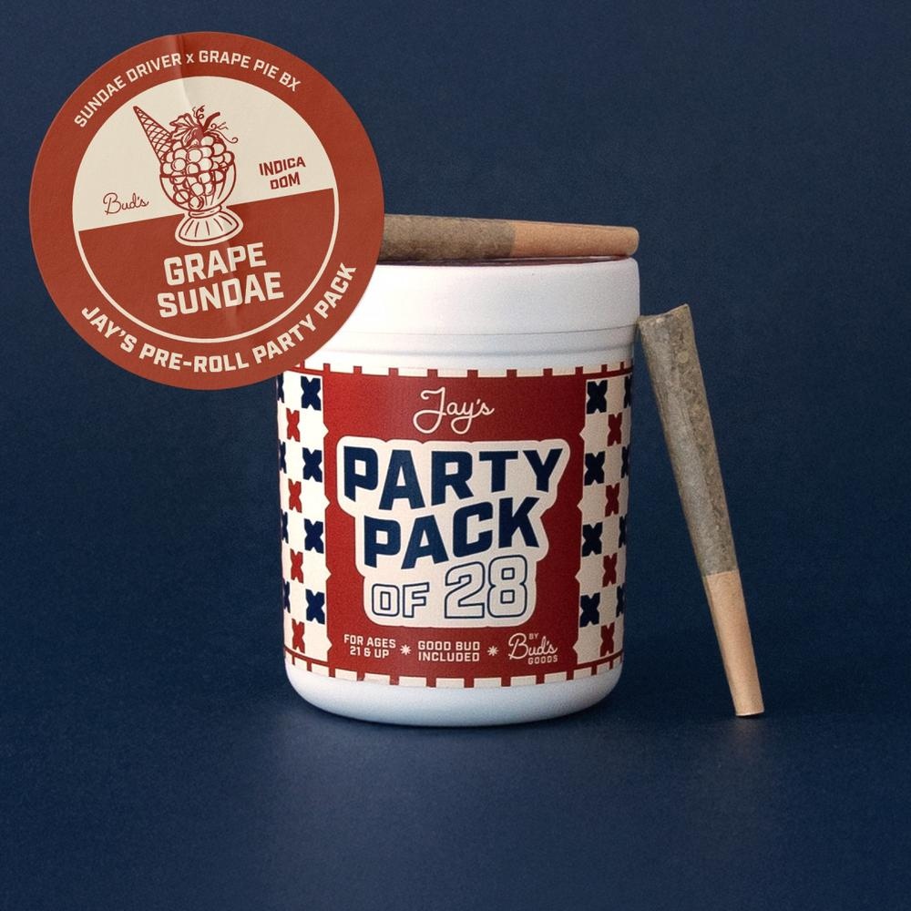 Jay's - Grape Sundae Party Pack Pre-Roll 0.5g 28pk (14g)