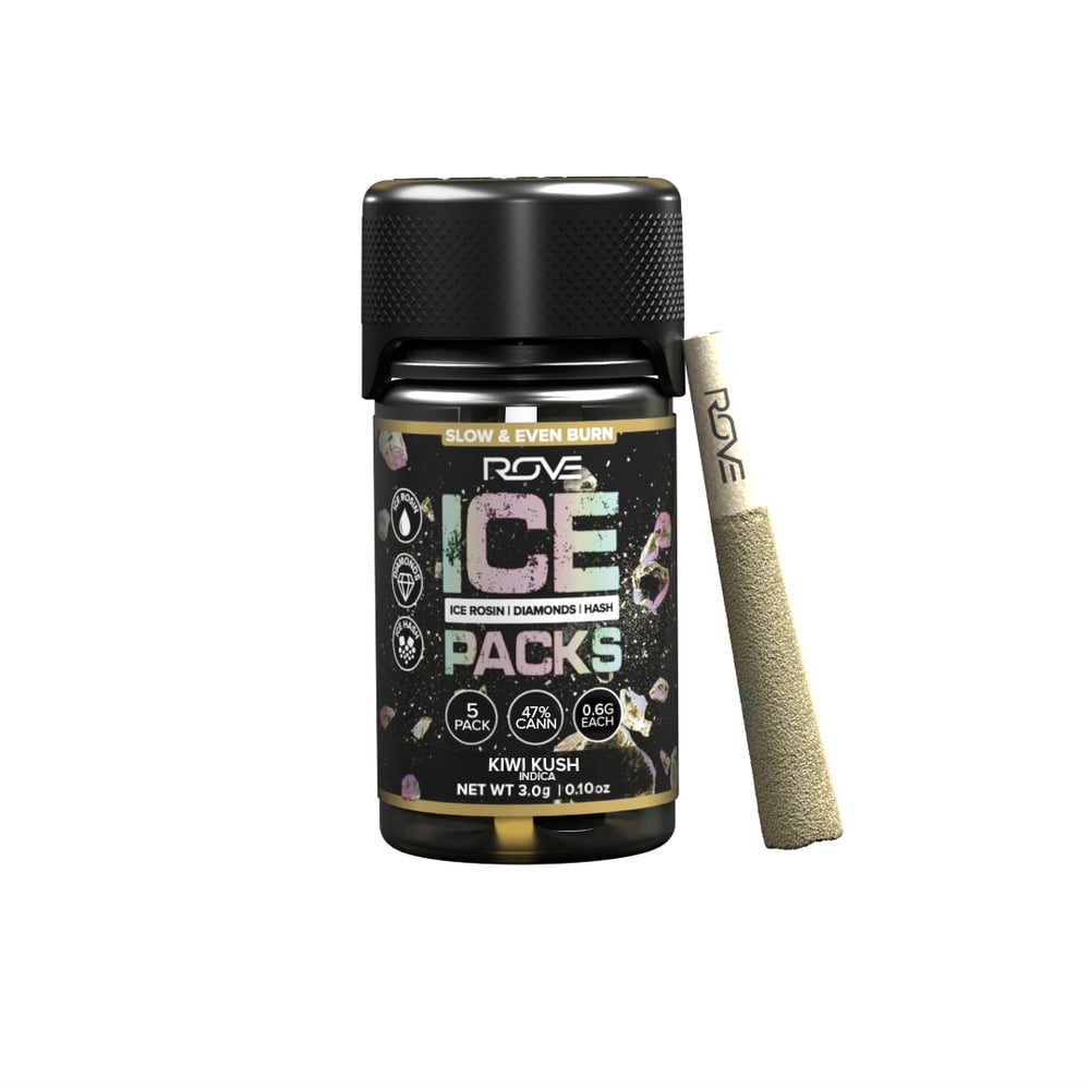 Kiwi Kush - Infused Ice Packs (Rosin, Hash, and Diamonds) [5x 0.6g]