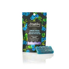 Sour Blue Raspberry Fruit Chews [10pk] (100mg) THC