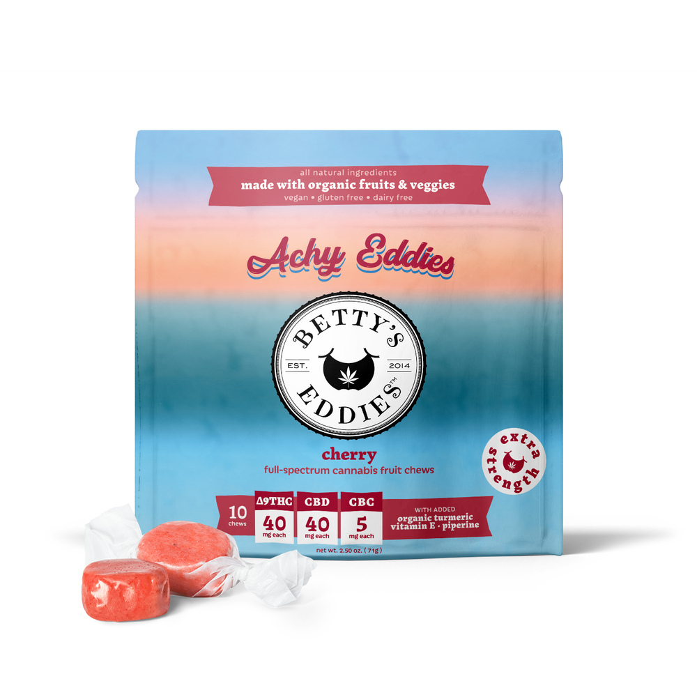 Achy Eddies - Cherry [10pk] (400mg THC/400mg CBD/50mg CBC)
