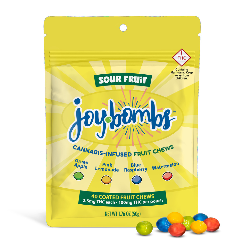 Joy Bombs Sour Fruit - 100mg THC