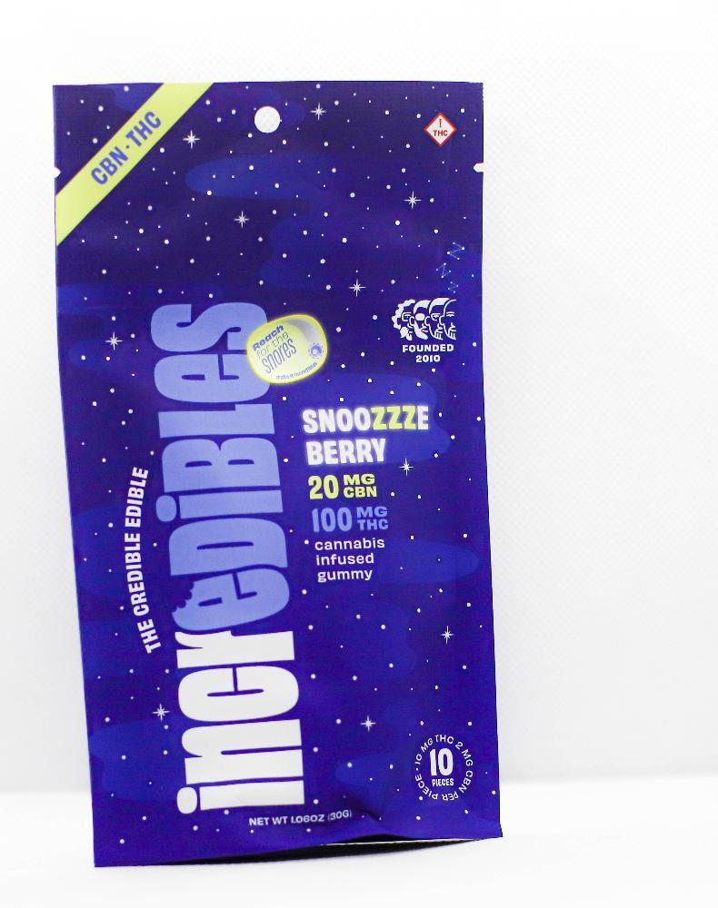 incredibles - Snoozzzeberry + CBN 5:1 - Gummies