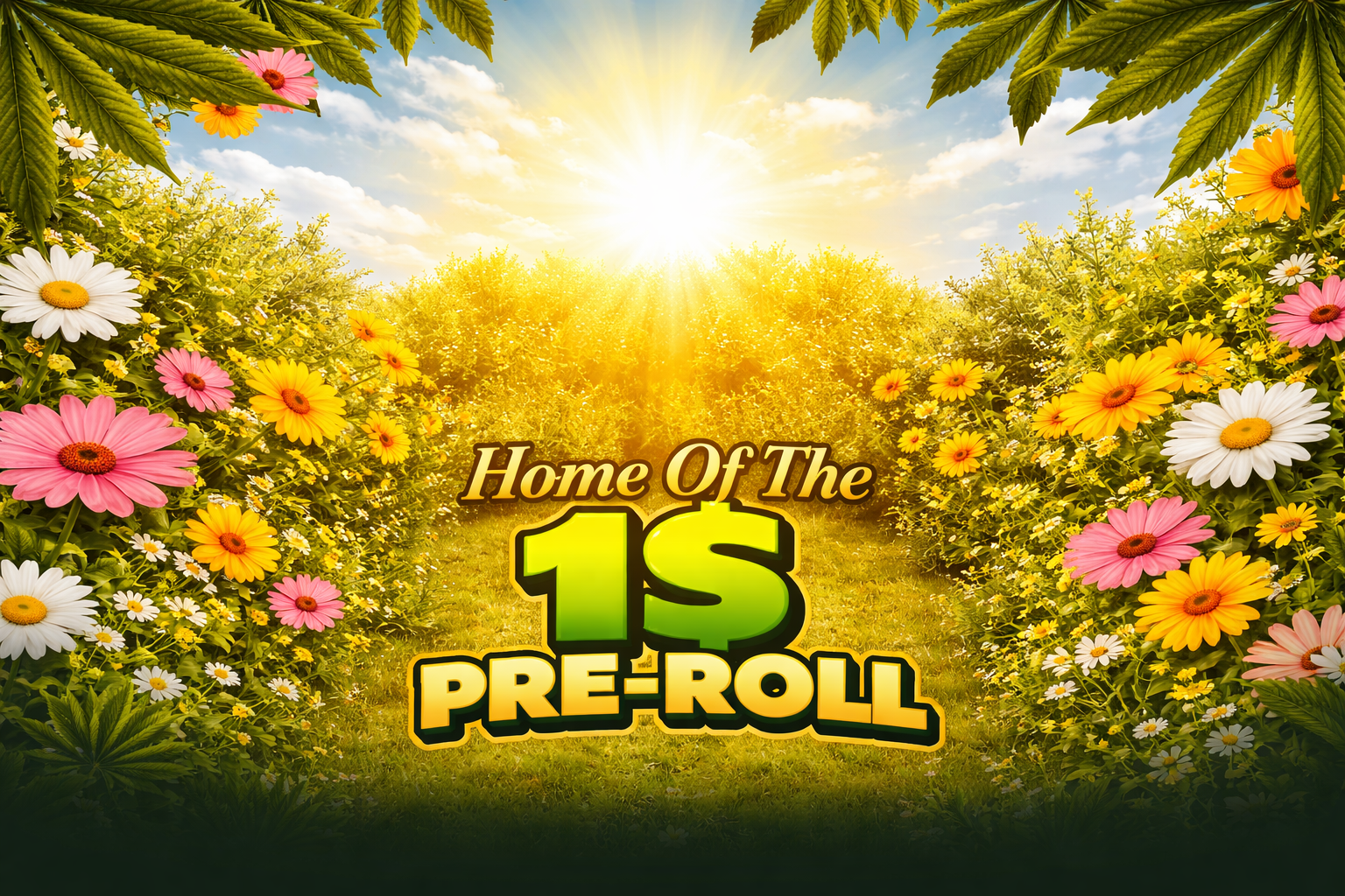 HOME OF THE $1 Pre Roll special