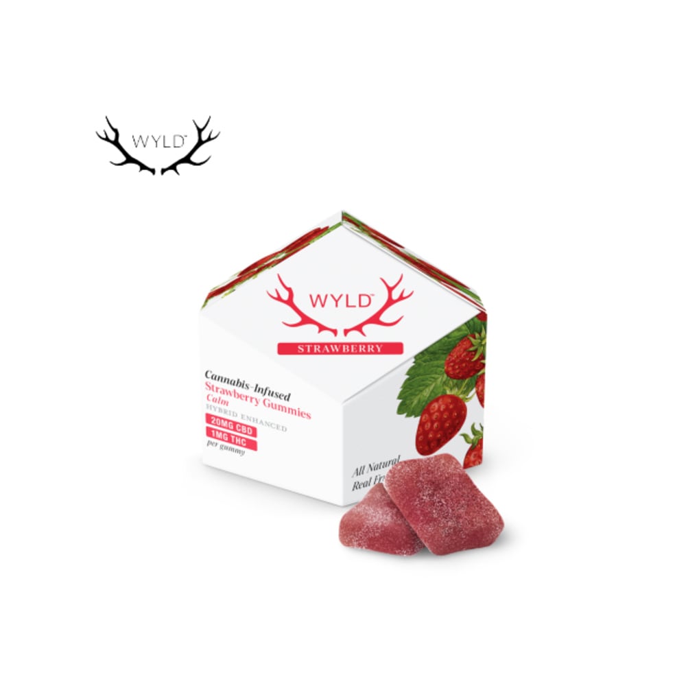 20:1 CBD/THC STRAWBERRY 200MG CBD 10MG THC 10 PACK GUMMIES