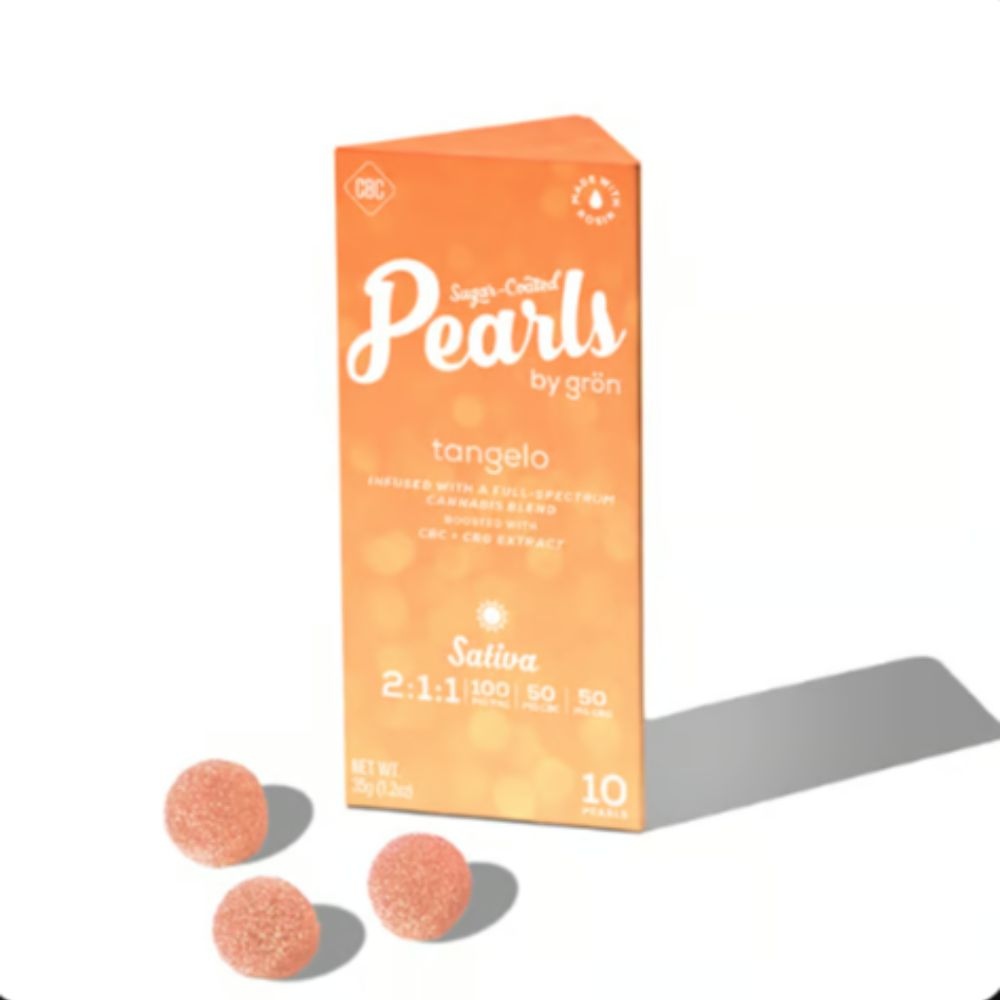 2:1:1 Tangelo Pearls - Sativa (100mg THC/50mg CBC/50mg CBG)