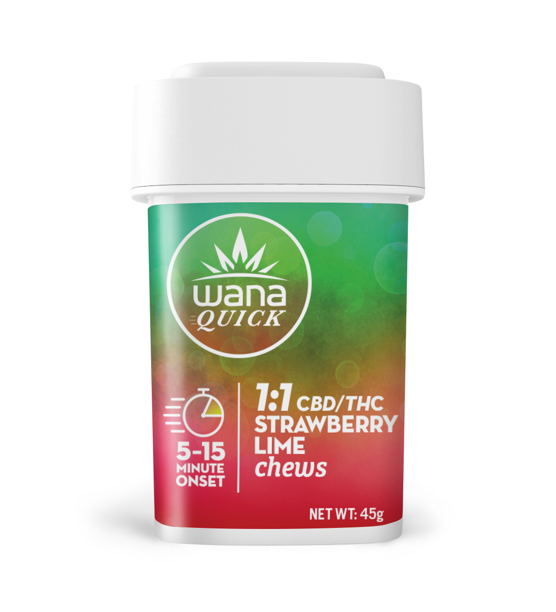 1:1 Strawberry Lime [10pk] (100mg CBD/100mg THC)