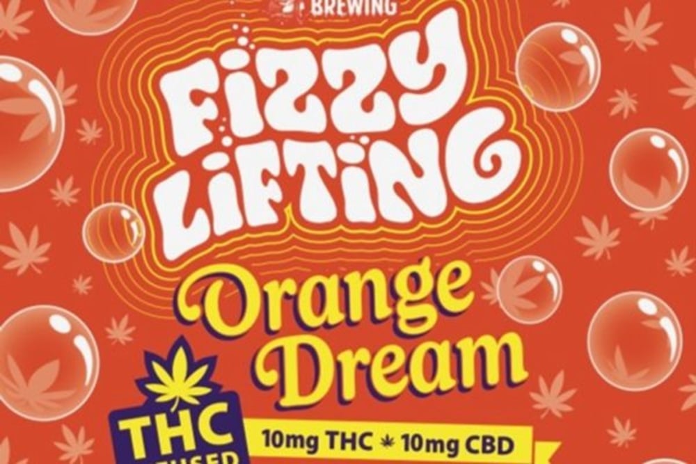 Fizzy Lifting - Hemp Derived - Orange Dream 10mg THC 10mg CBD