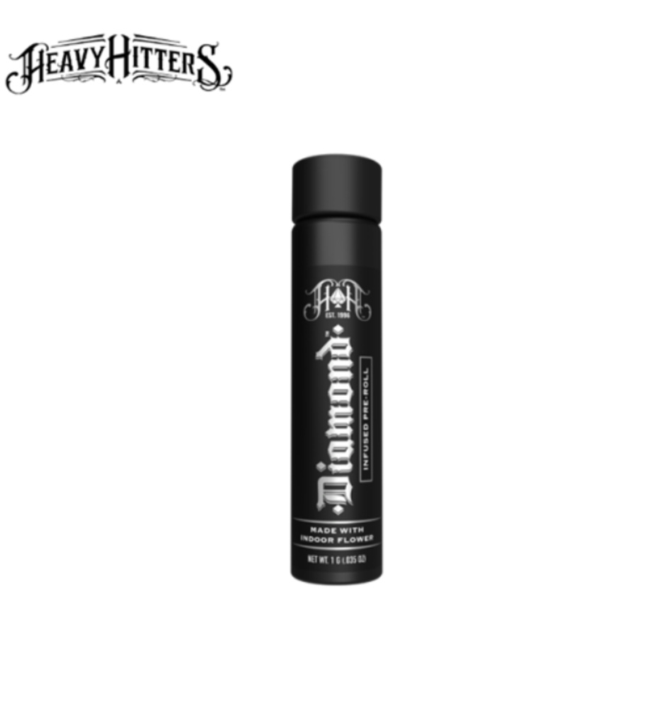 HEAVY HITTERS X CAM: LAUGHING GAS 1G DIAMOND INFUSED PREROLL