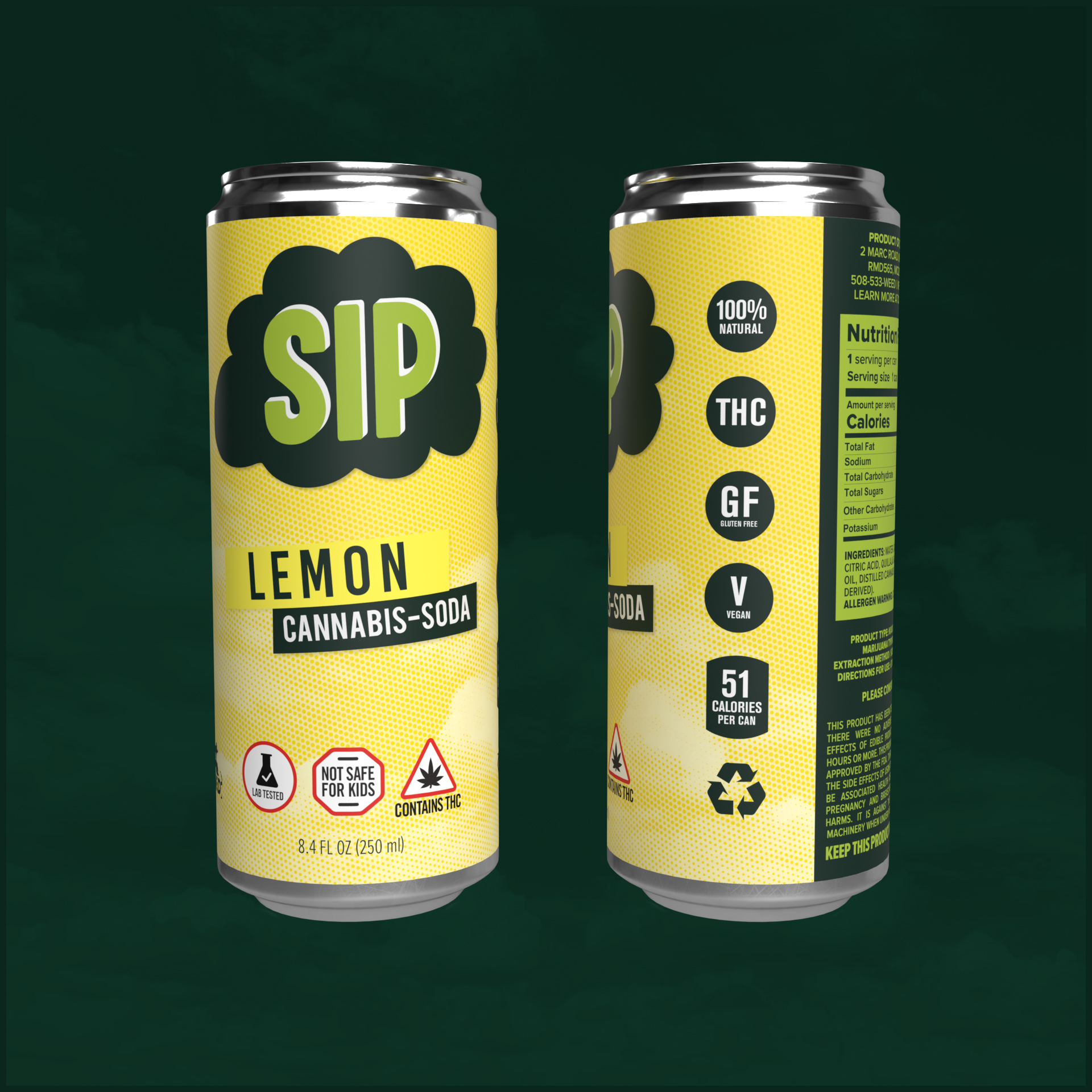 5mg Lemon Soda 