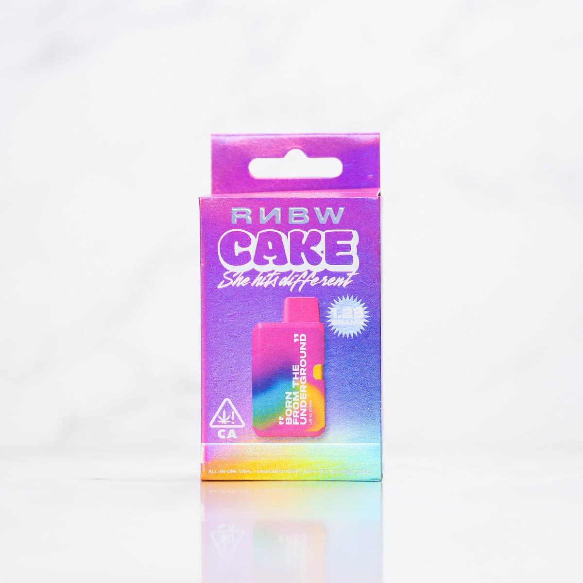 CAKE - BLUEBERRY BASS FACE - LIMITED EDITION ALL IN ONE VAPE CART - INDICA - [1.25G]
