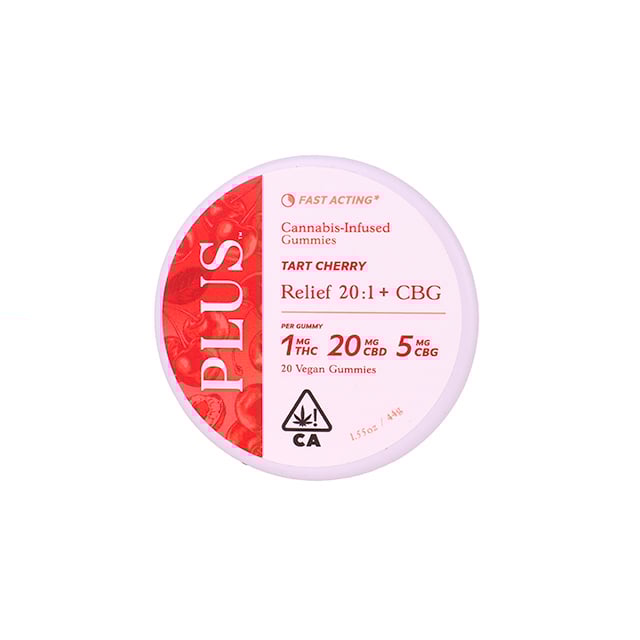 Tart Cherry Relief 20:5:1 Gummies [Solventless Rosin 20pk]